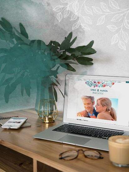 CREATING YOUR WEDDING WEBSITE IS EASY AND FREE